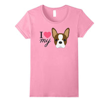 I Love My Red Boston Terrier,Boston Lover T-Shirt