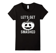 Let's Get Smashed T-Shirt Pumpkin Carving Funny Tee