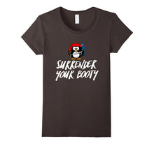 Surrender Your Booty Kids Pirate Penguin Funny Gift T-Shirt