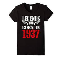 Legends Are Born in 1937 Birthday Gift for 80 Yrs Years Old
