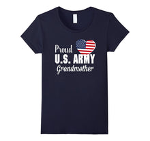 Proud U.S. Army Grandmother Patriotic Heart T Shirt
