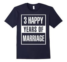 3rd Wedding Anniversary Gift Idea Husband and Wife T-Shirt