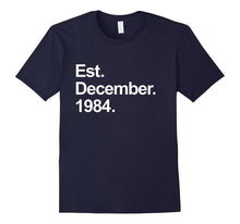 Est December 1984 Shirt Awesome 33rd Birthday Gifts TShirt