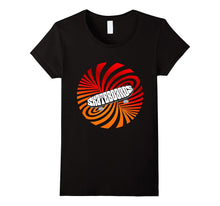 Skateboard Retro Illusion Red 70th Disco Skater LOL T-Shirt