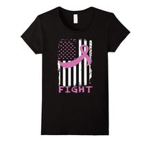 Breast Cancer Shirt Fight Flag Shirt