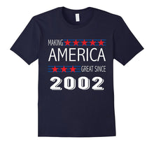 Retro Vintage 15th Birthday MAKING AMERICA GREAT SINCE 2002
