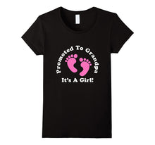 Promoted to Grandpa It's a Girl Tshirt Grandfather Daughter