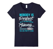 Nobody Is Perfect January 1983 T-Shirt 35th Birthday