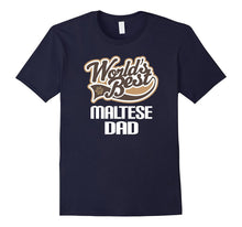 Men's Maltese Dog Dad T-Shirt Pet Gift Tee