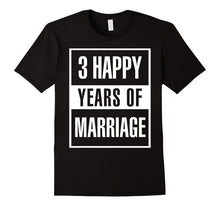 3rd Wedding Anniversary Gift Idea Husband and Wife T-Shirt
