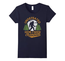 Bigfoot T-Shirt Undefeated Hide & Seek Sasquatch Yeti Gift