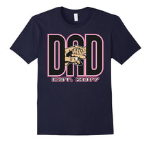 Mens New Dad Established 2017 Baby Girl Parenthood T-Shirt