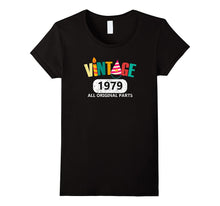 Funny 38th Birthday Gift T-Shirt 1979 Best Vintage Emoji Tee