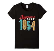 Awesome Since July 1954 T-Shirt 63rd Birthday Cancer