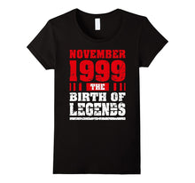 18 Years Old 18th Birthday Tee Born in November 1999 Clothes