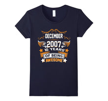 10th Birthday Gift. Made in December 2007 T-Shirt