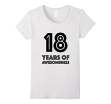 18th Birthday Shirt Gift Age 18 Eighteen Year Old Boy Girl