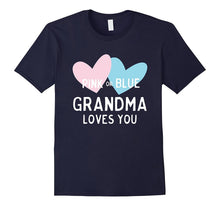 Pink or Blue Grandma Loves You Tshirt for Gender Reveal