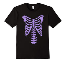 Skeleton Halloween Costume Halloween T-Shirt (Light Purple)