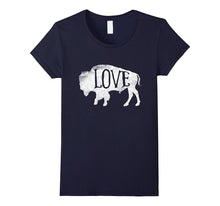 American Vintage Buffalo Silhouette Love Bison T Shirt Tee