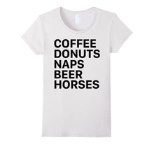 Coffee Donuts Naps Beer Horses Shirt