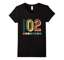 2002 Original Birthday T-Shirt 15 Years Old Kid's Gifts