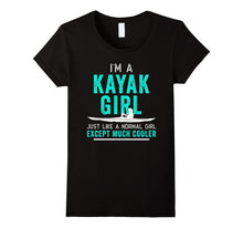 I'm a Kayak Girl Shirt Distressed Teal