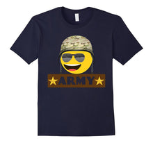 Funny Army and Cute Emoji T-Shirt