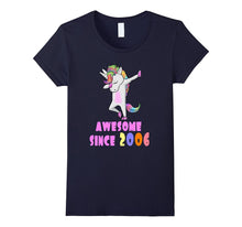 Awesome Since 2006 Birthday Girl Unicorn Dab Tshirt