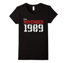 Est November 1989 Shirt 28th Birthday Gifts TShirt