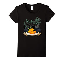 Happy Halloween Pumpkin Cat T-Shirt