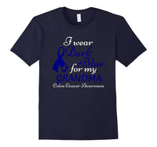 I Wear Dark Blue for My Grandma - Colon Cancer Awareness Tee