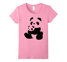 Jersey Tees Mama, Papa, Cub Bear T-Shirt (Cute Panda)
