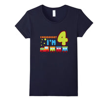 4 Years Old 4th Birthday Tshirt - Chooooooo Train Driver Tee