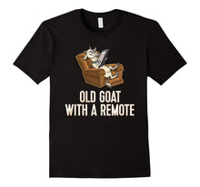 RETIREMENT FUNNY OLD GOAT WITH a REMOTE - Old Man Birthday T