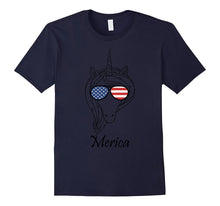 Merica Memorial Day Unicorn T-Shirt