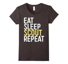 Eat Sleep Scout Repeat T-Shirt Funny Scouting Gift Shirt