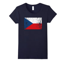 Flag of CZECH REPUBLIC Country Vintage Distressed T-Shirt