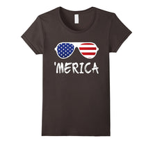 Merica Sunglasses T-Shirt Patriotic Fourth of July Gift