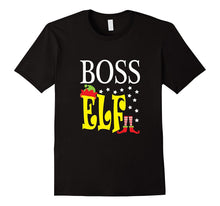 FUNNY BOSS ELF T-Shirt Ugly Christmas Sweater Tee