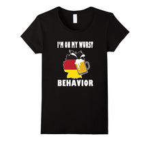 Funny Im on My Wurst Behavior T-Shirt German Germany Gift
