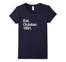 Est October 1991 Shirt Awesome 26th Birthday Gifts TShirt