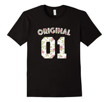 16th Birthday Gift 16 Year Old Girl Bday Floral 2001 T-Shirt