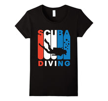 Retro RWnB Scuba Diving Silhouette T-Shirt