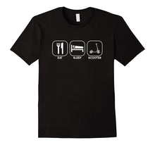 Eat Sleep Scooter T-Shirt Funny Stunt Casual Unisex Top Tee