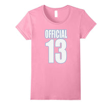 13th Birthday T-Shirt Official Teenager Novelty Tee