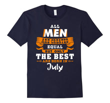 Mens Born in July T-Shirt Birthday Present Father's Day Gift