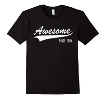 33rd Birthday Gift Shirt Awesome Since 1984 33 Year Old Tee