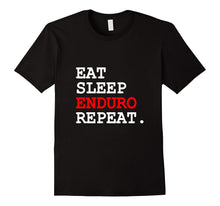 Mens Eat Sleep Enduro Repeat T-Shirt Bike MTB Bicycle Tees