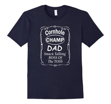 Mens Cornhole Champ DAD T-Shirt Dad Cornhole Champion Tee
